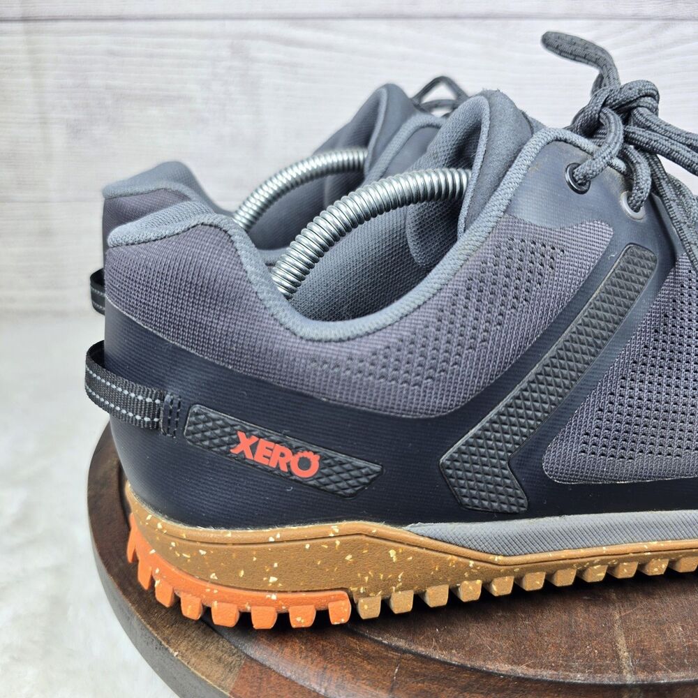 Xero Shoes Ridgeway Mesh Low Gray Black Trail Hiking Barefoot Sneaker Men Sz 12 - Picture 4 of 11